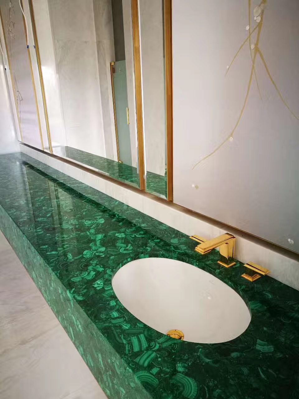 Green Gemstone Countertop