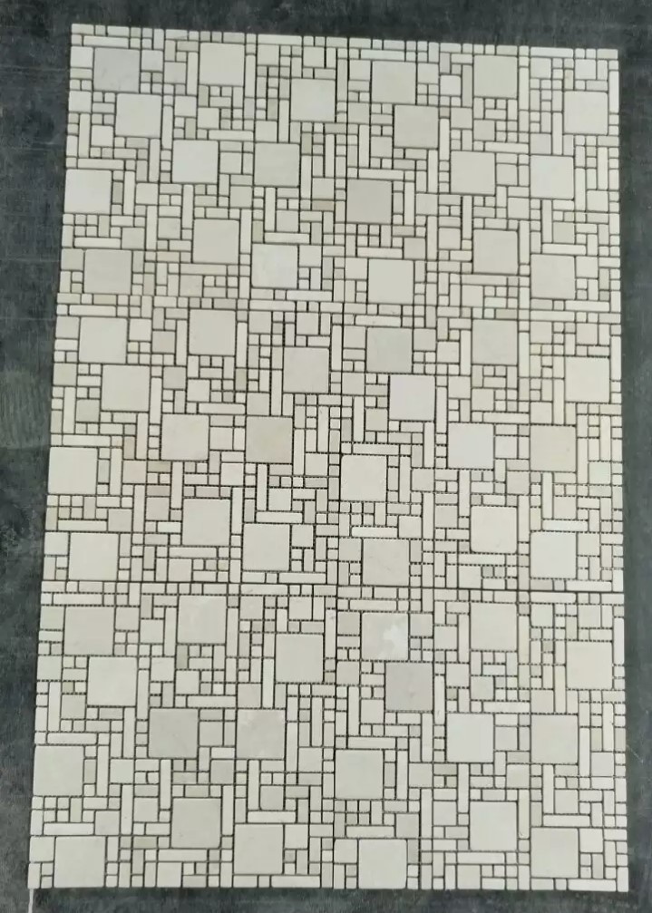 Porto Beige Limestone Mosaic Tiles