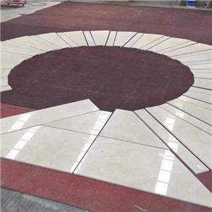 Beige Marble Spiral Staircase