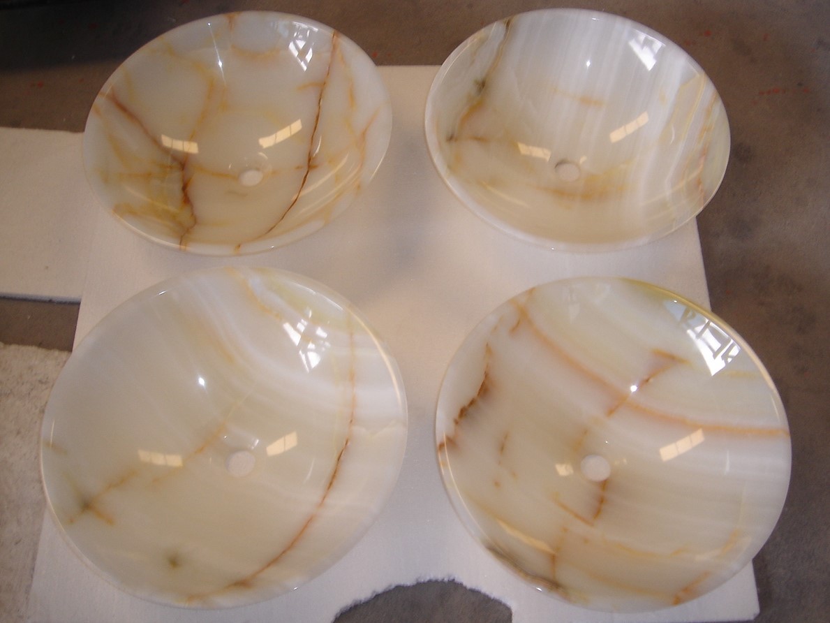 Round Onyx Vessel Sinks