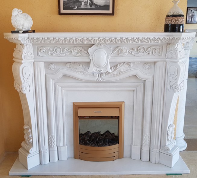 Marble Fireplace