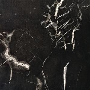 Black Ice Flower Marble