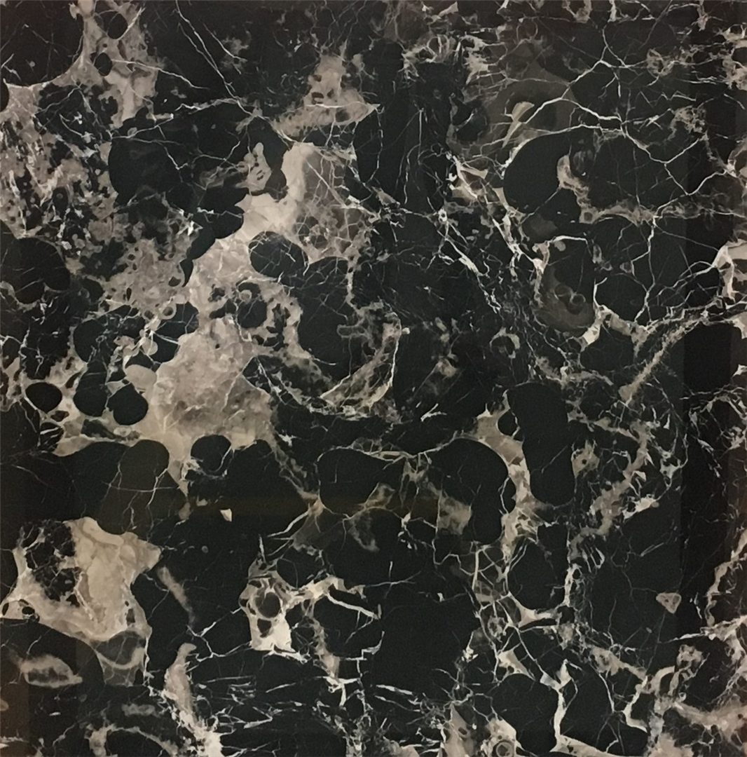 Century Black Ice Flower Marble