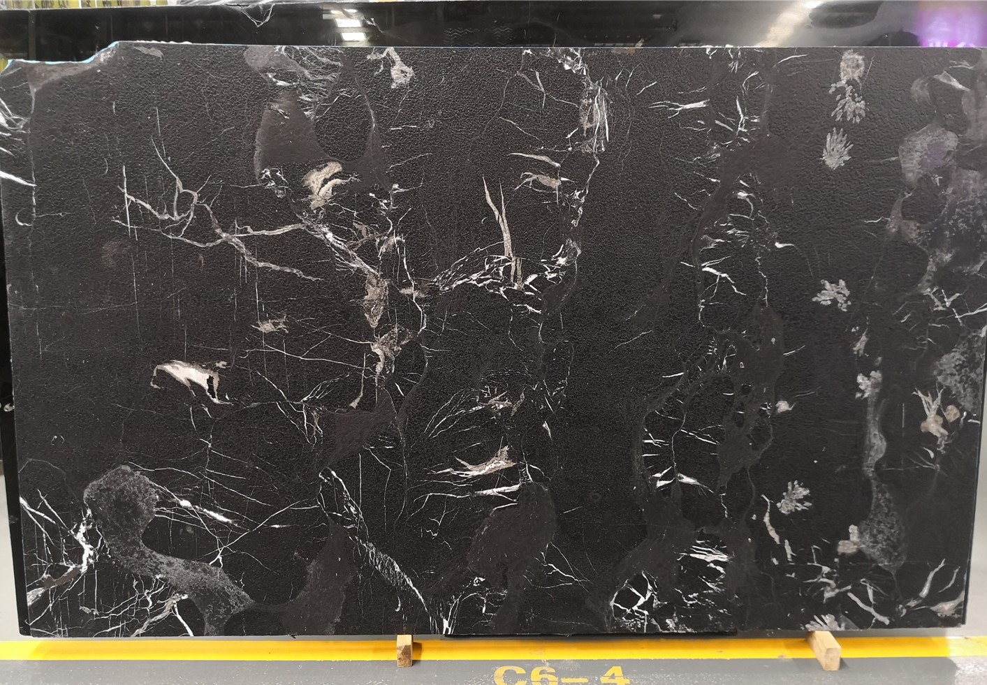 Mountain Black Ink Marble