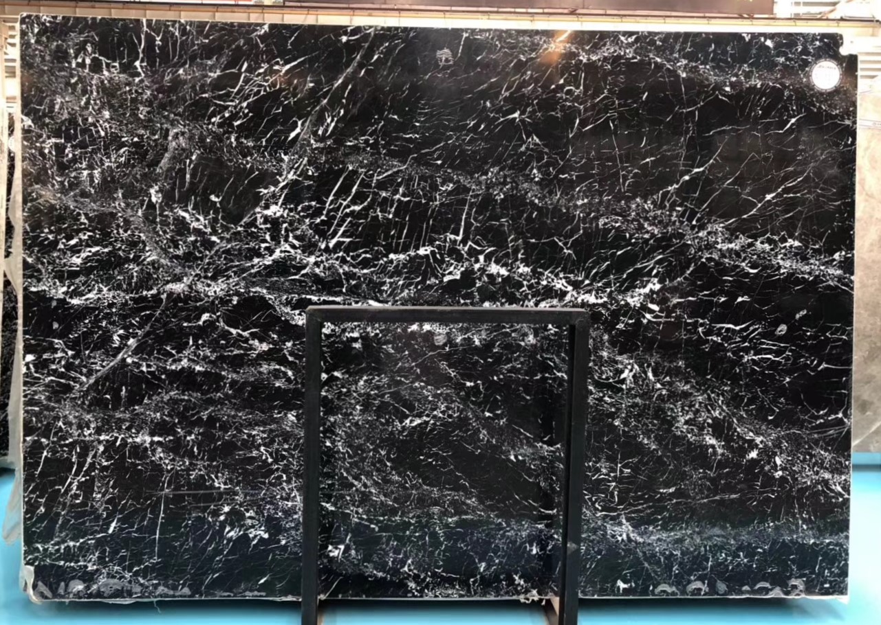 Snowflake Black Marble