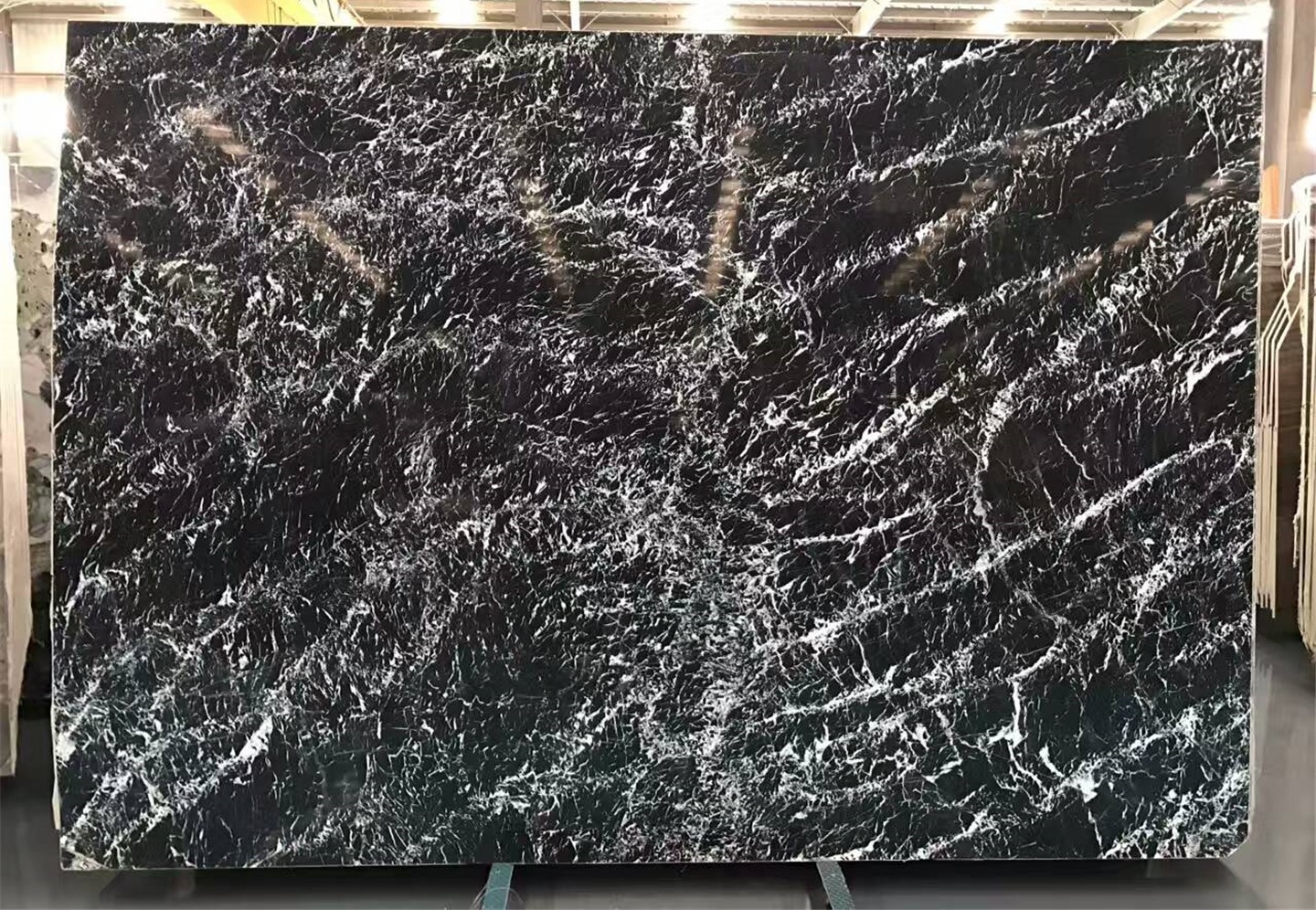 Snowflake Black Marble