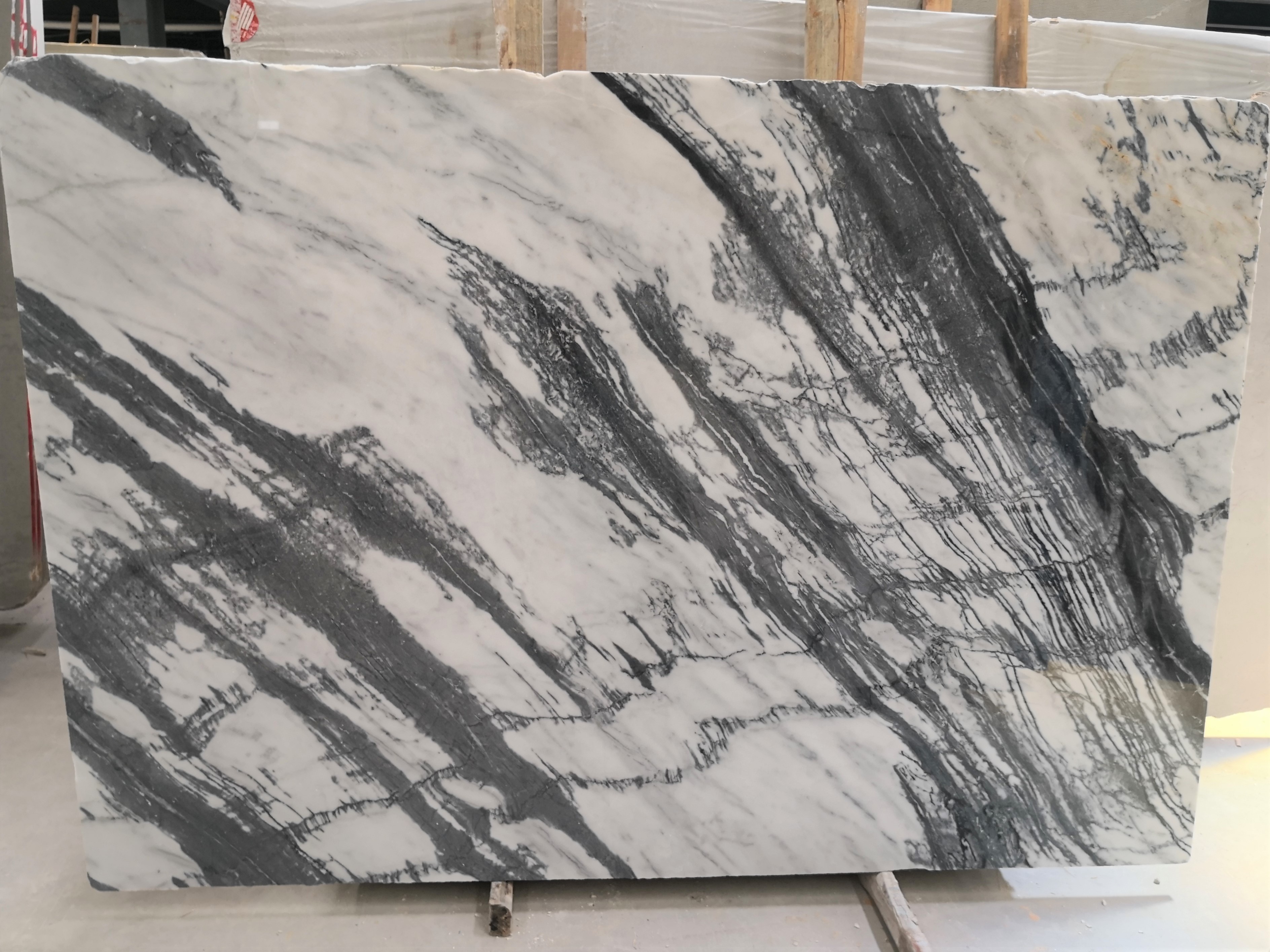 Ink White Marble