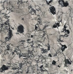 Ink Paint Grey Marble