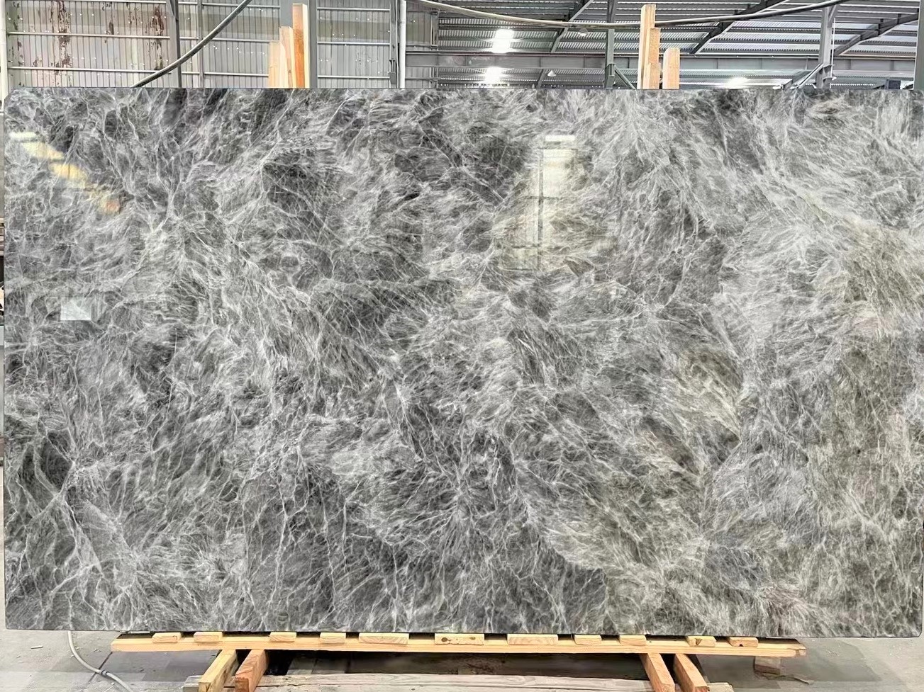 Silver Fox Grey Marble