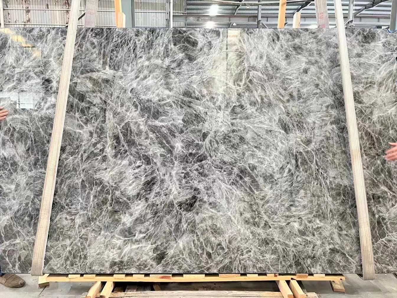 Silver Fox Grey Marble