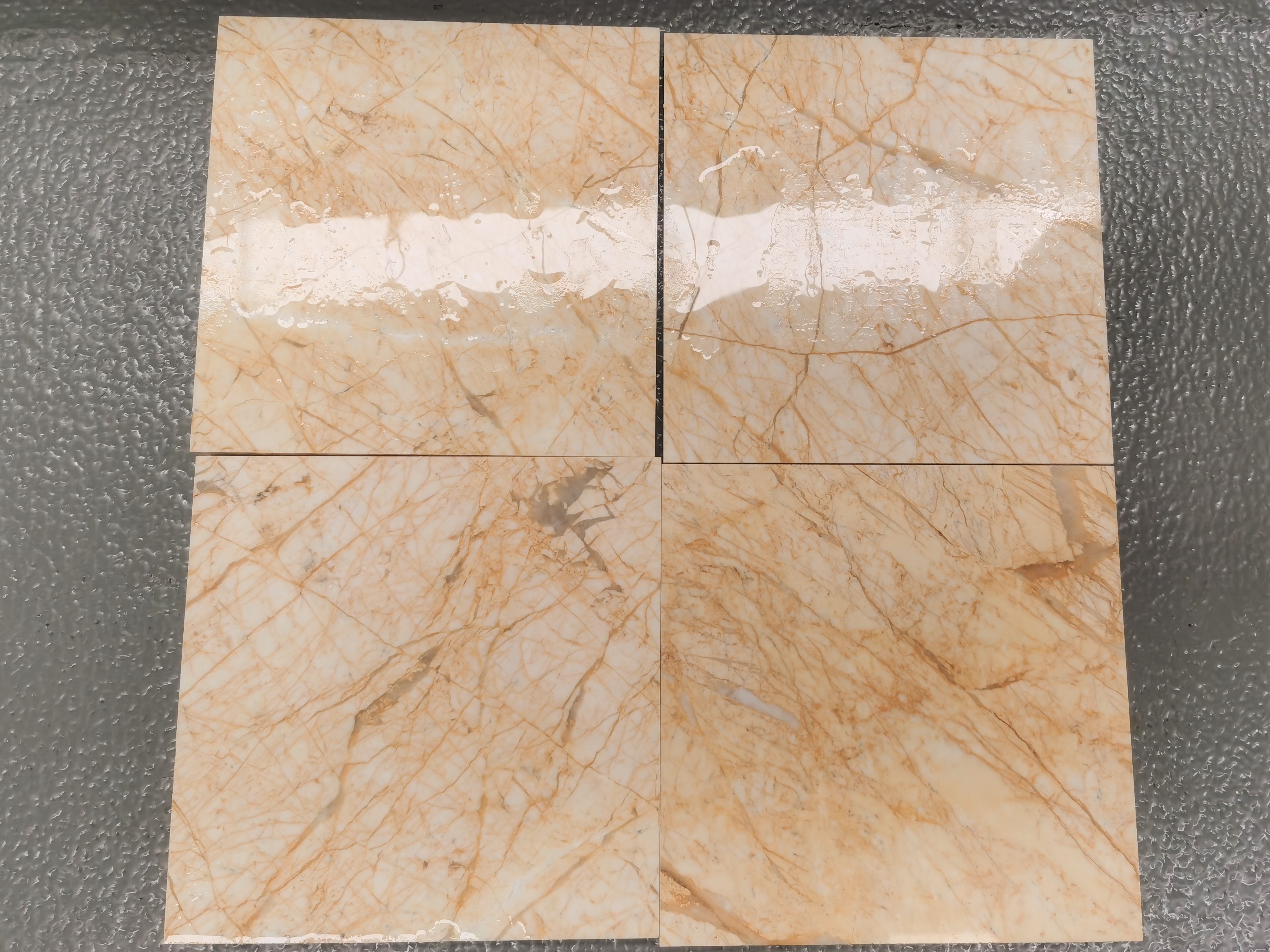 Golden Spider Marble