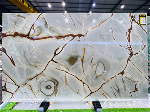 Deep Blue Quartzite Slab