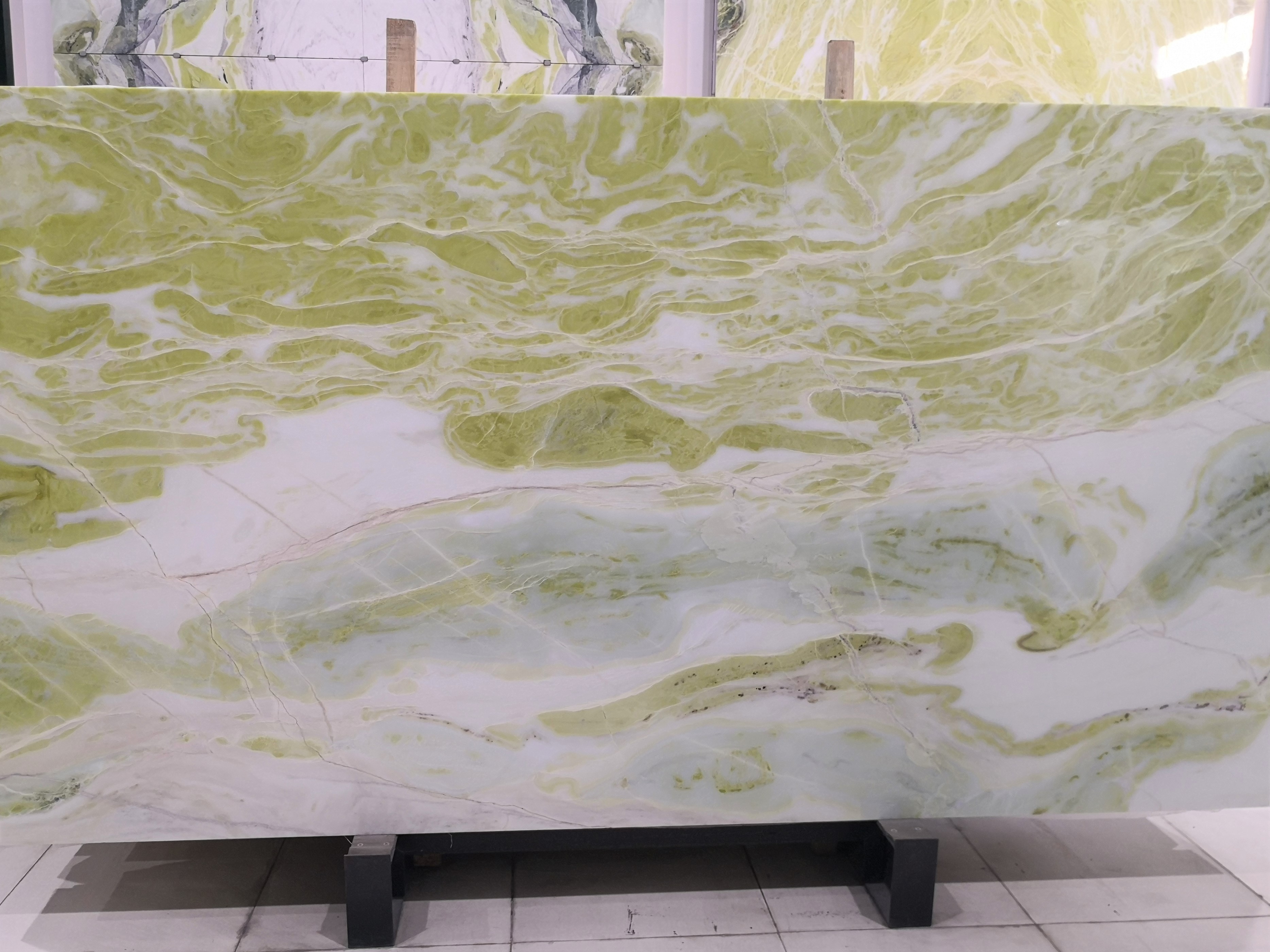 Spring Light Green Marble