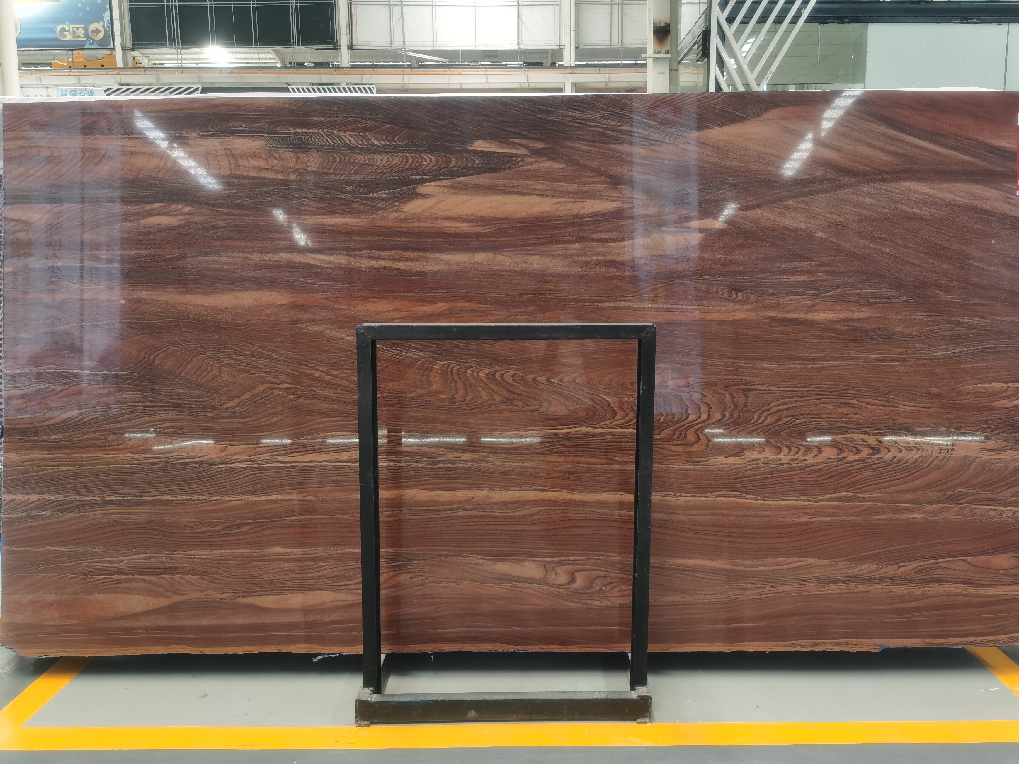 Red Wood Marble Slab