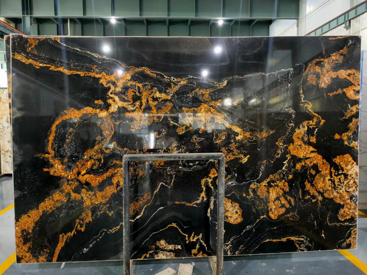 Titanium Golden Granite Slab