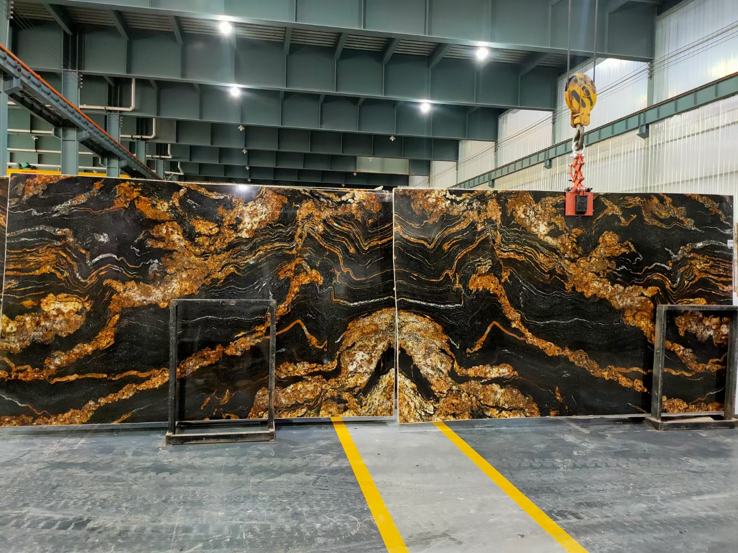 Titanium Golden Granite Slab