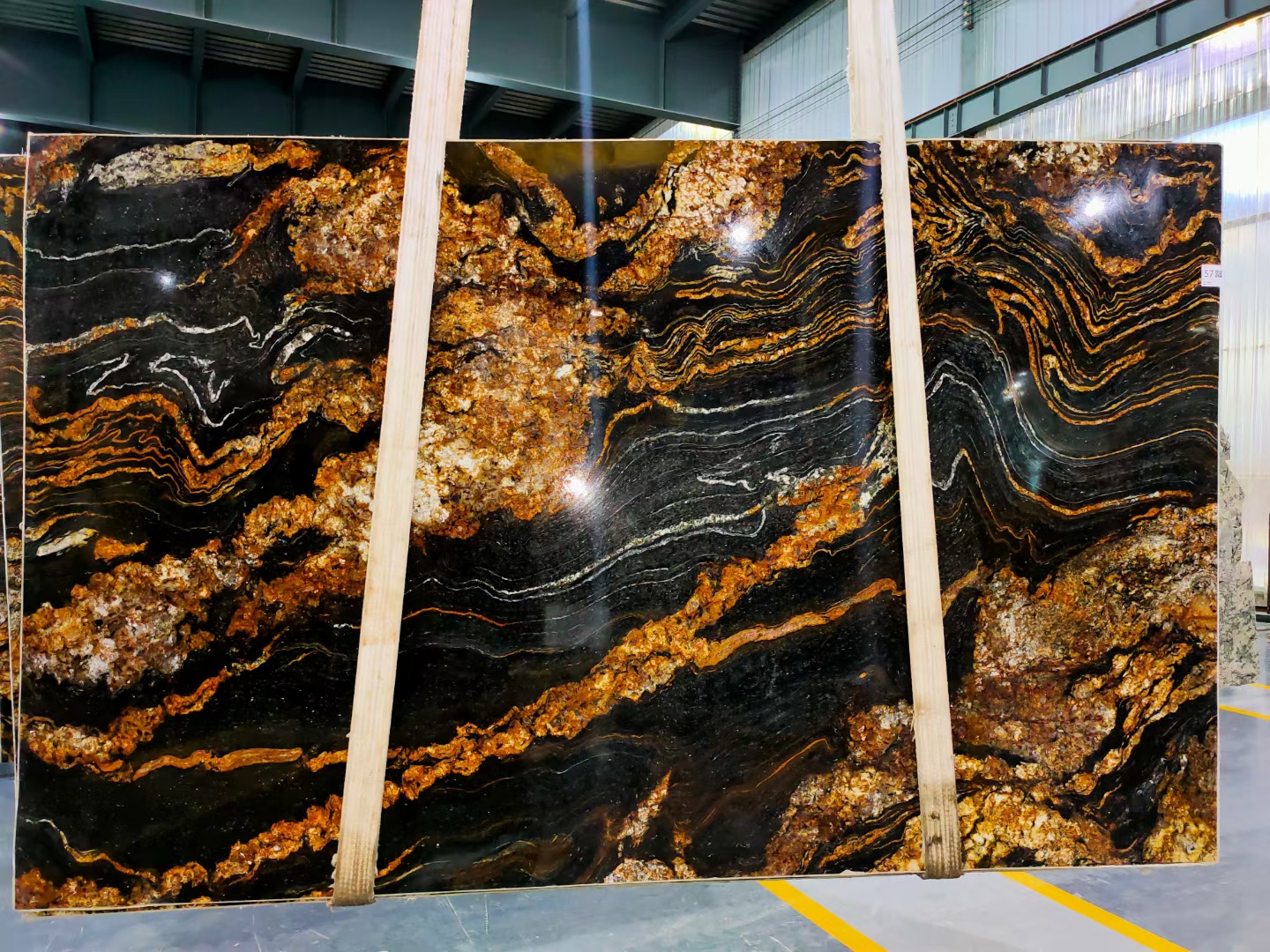 Titanium Golden Granite Slab