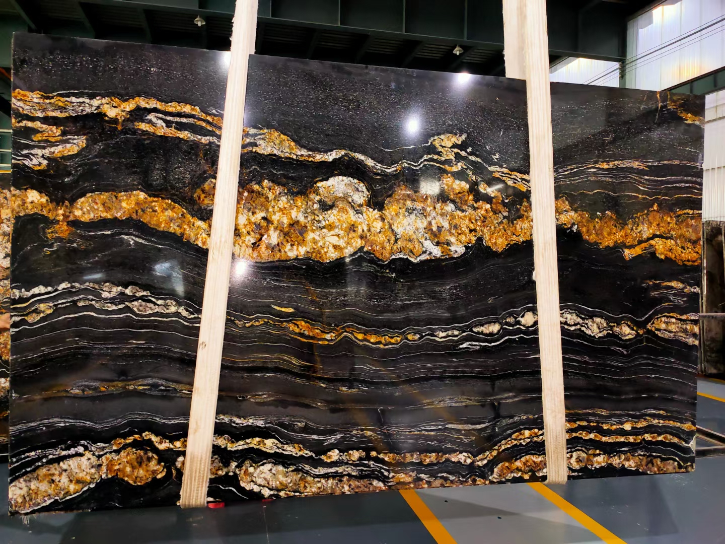 Titanium Golden Granite Slab