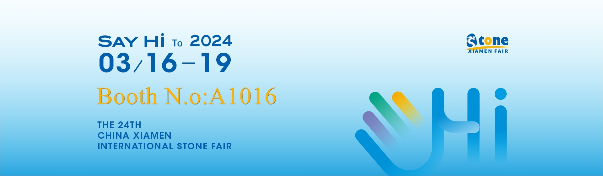Xiamen Stone Fair-Xiamen VQ Stone Co.,Ltd Booth No A1016