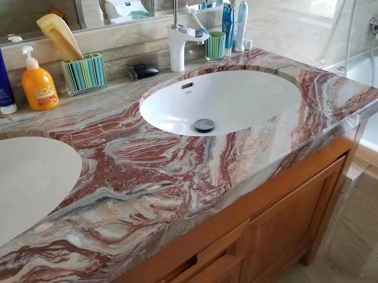 Rosso Monica Marble Slab