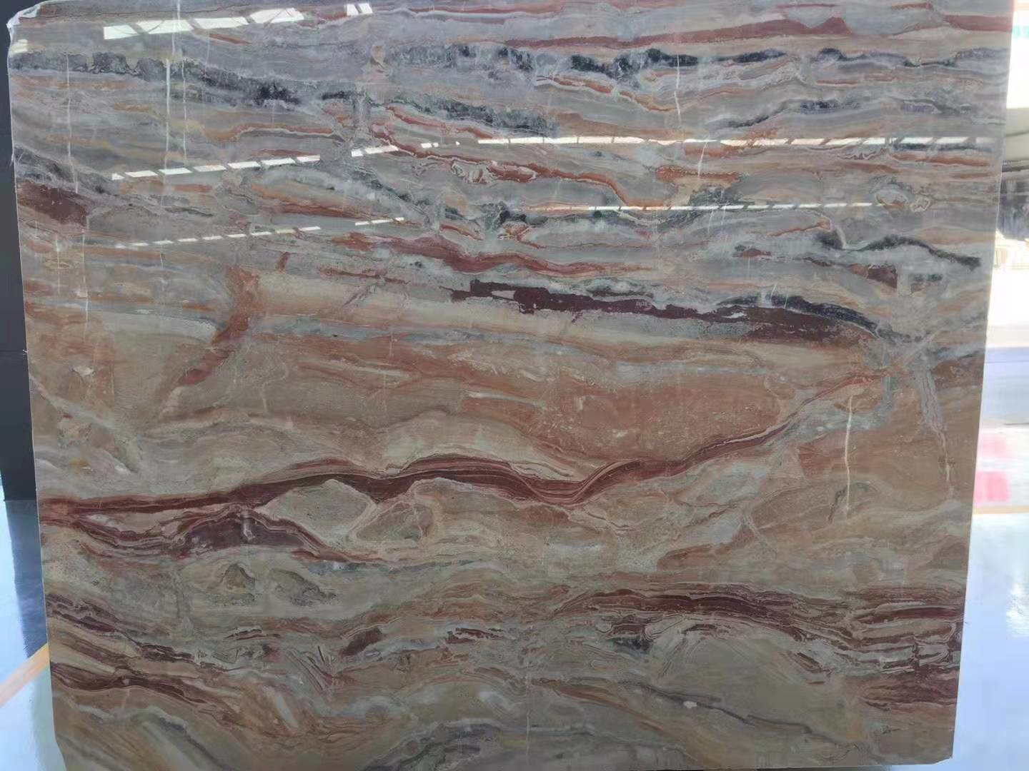 Rosso Monica Marble Slab