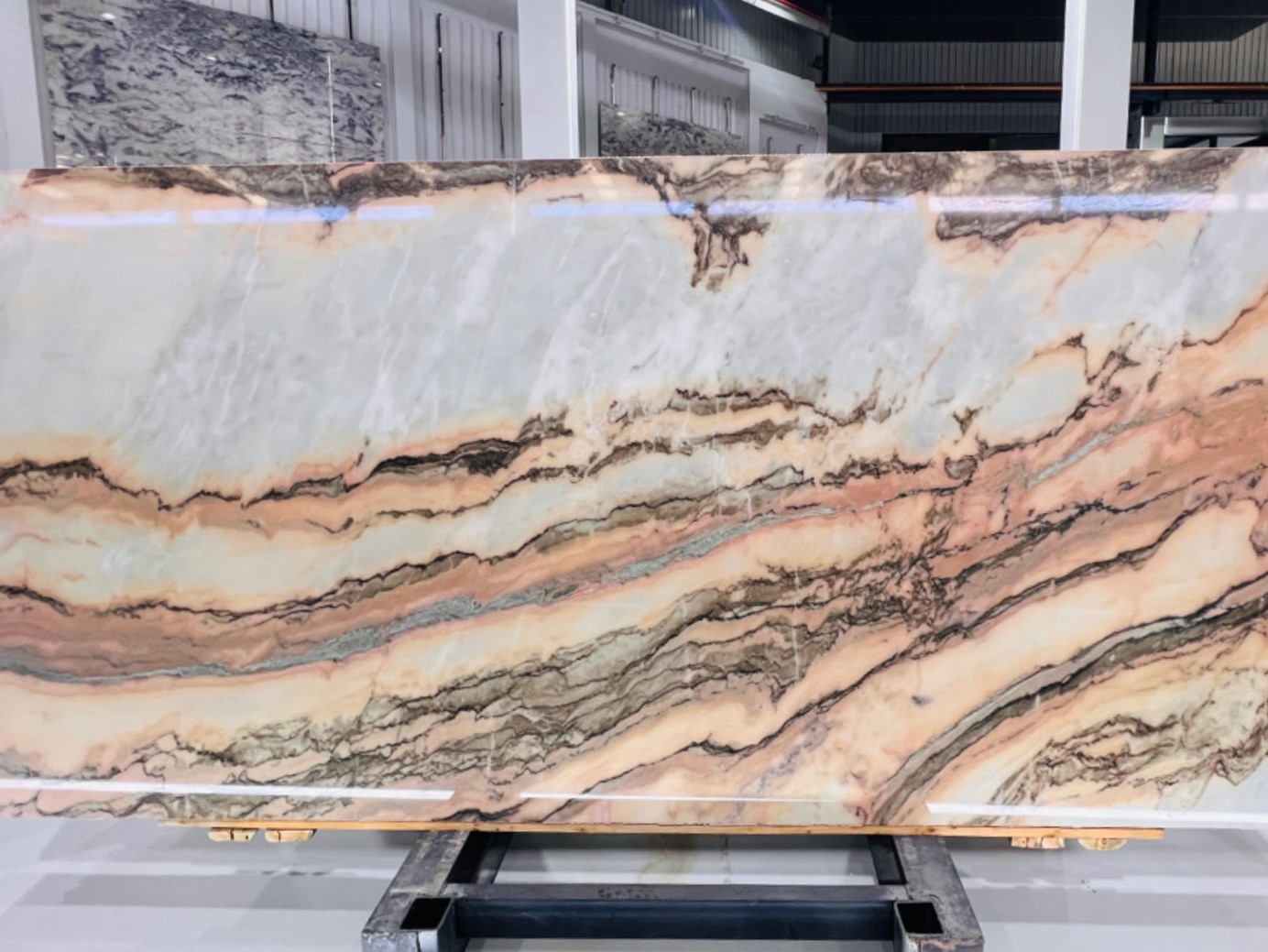 Estramoz Rosa Vergada Marble Slab