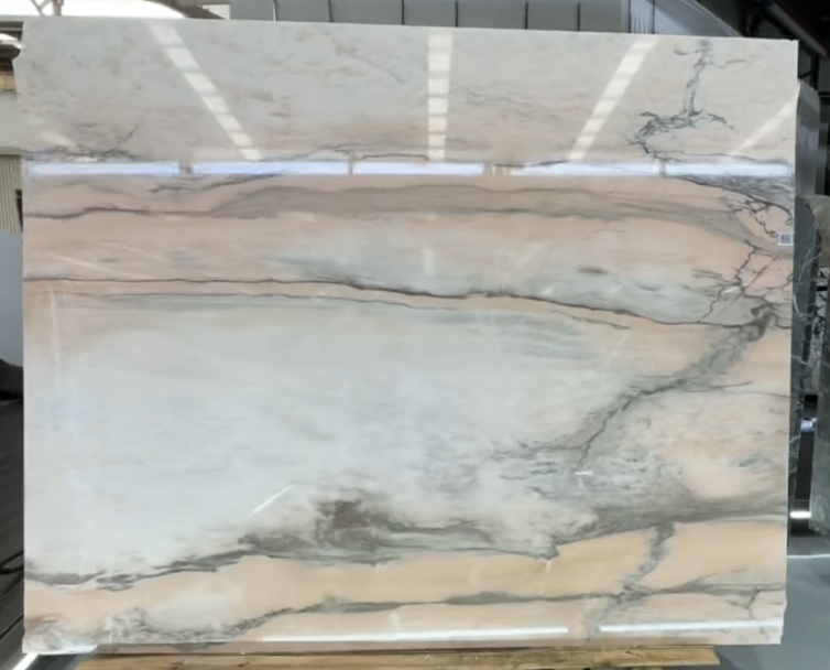 Estramoz Rosa Vergada Marble Slab