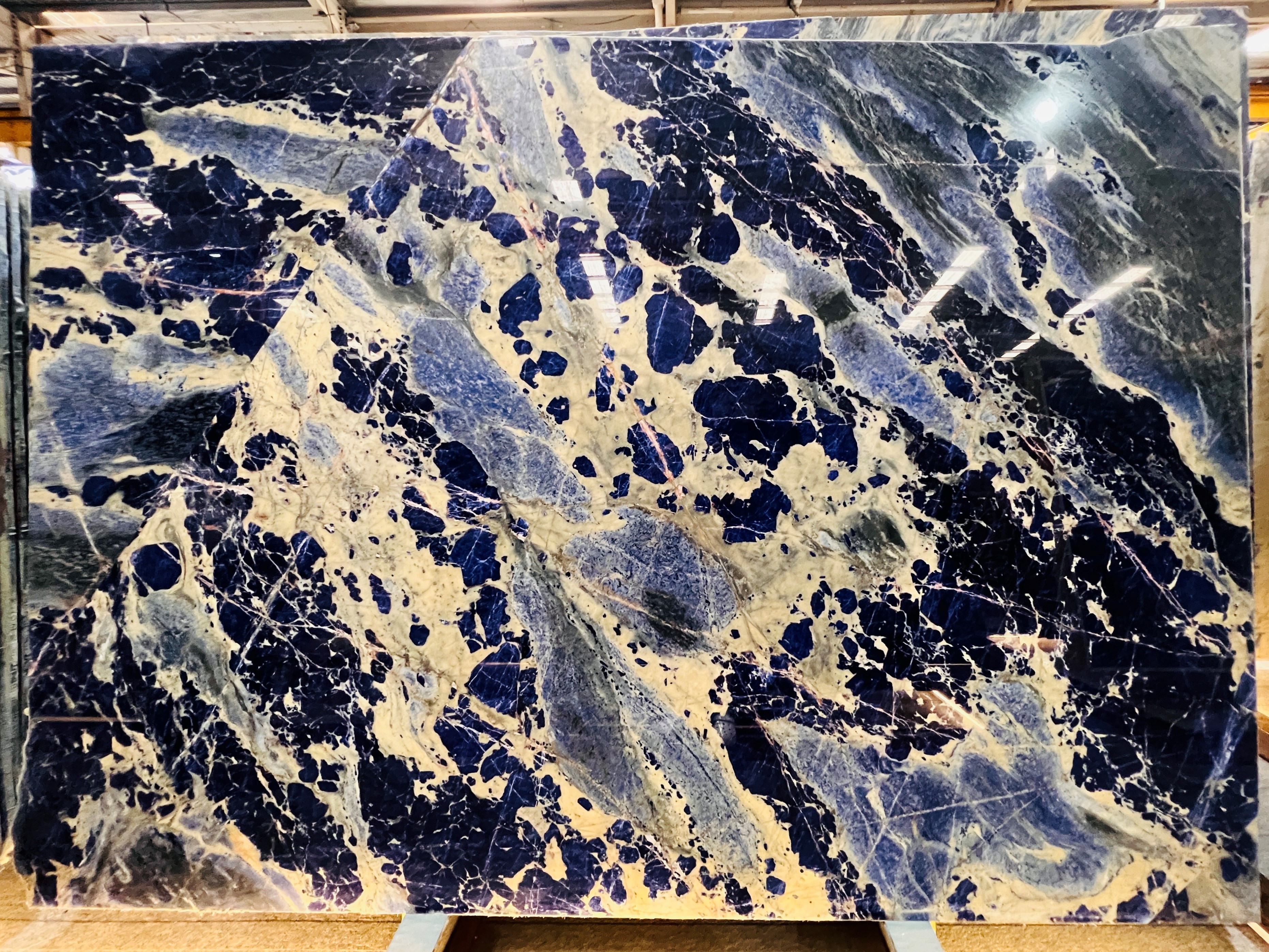 Inka Blue Sodalite Granite Slab