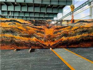 Bookmatched Jacaranda Red Quartzite Slabs