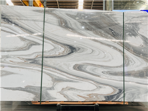Greece Volakas Blue Wave Marble Slab