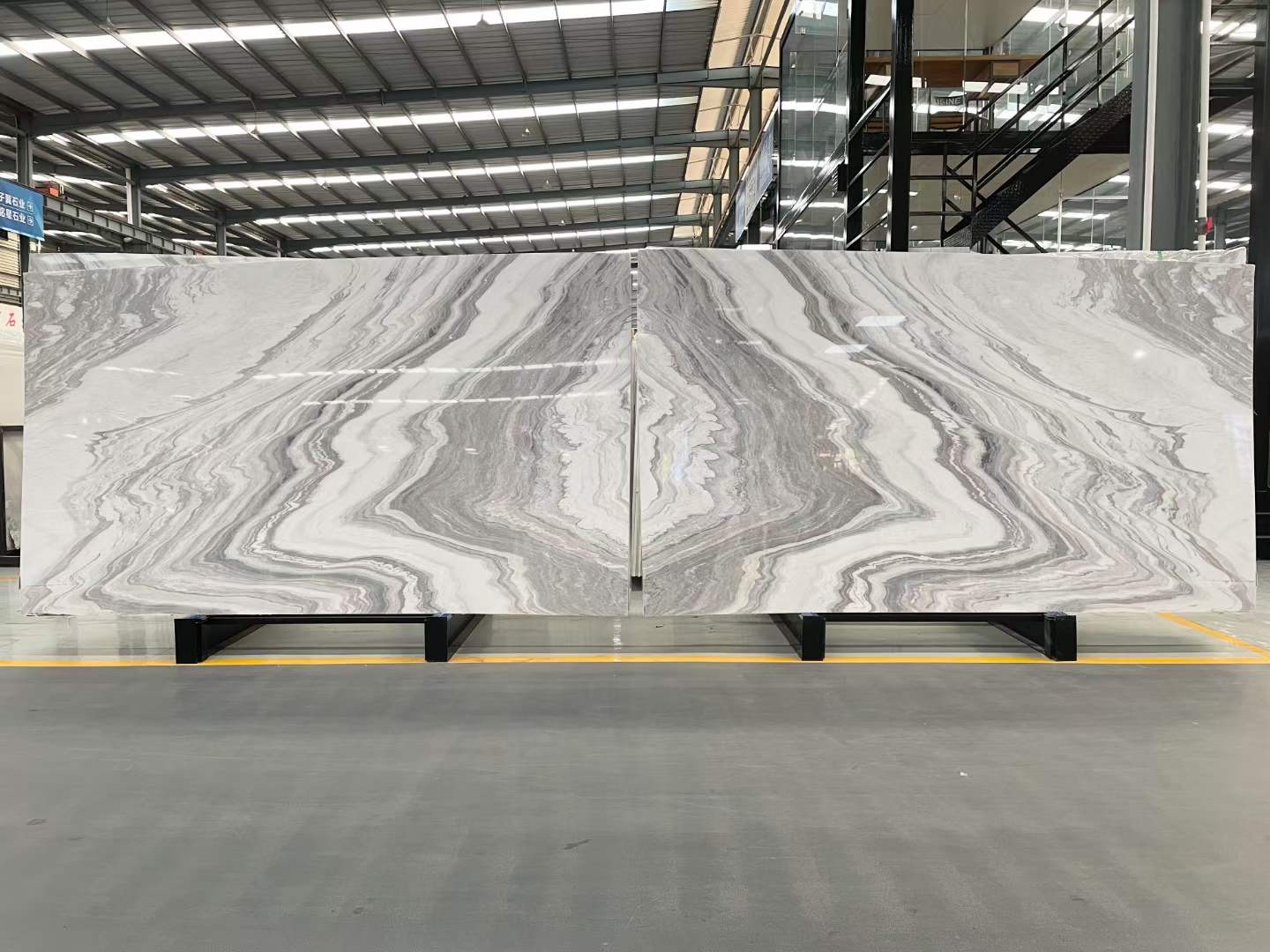 Greece Volakas Blue Wave Marble Slab