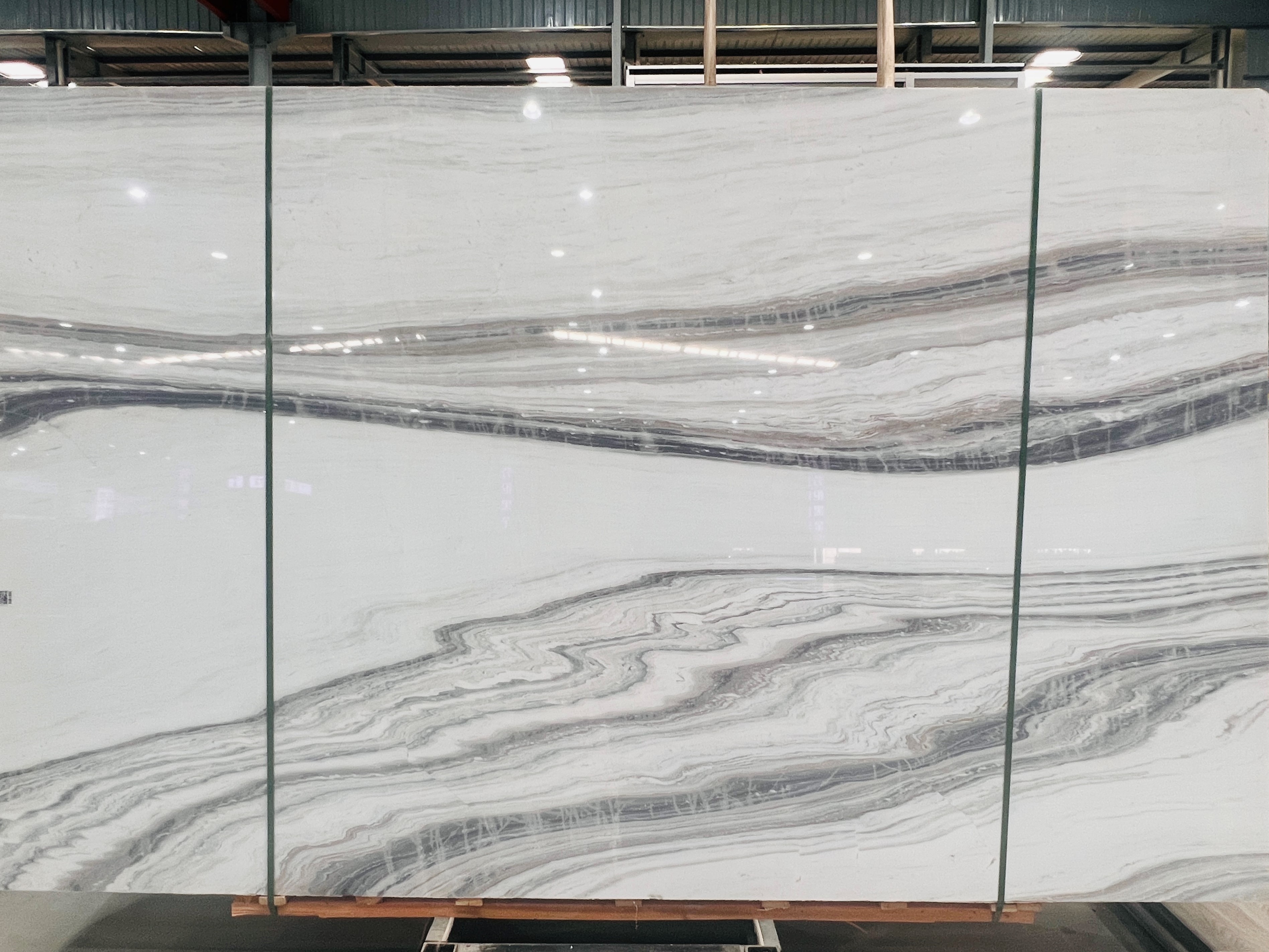 Greece Volakas Blue Wave Marble Slab