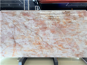 Cristallo Pink Quartzite Slab