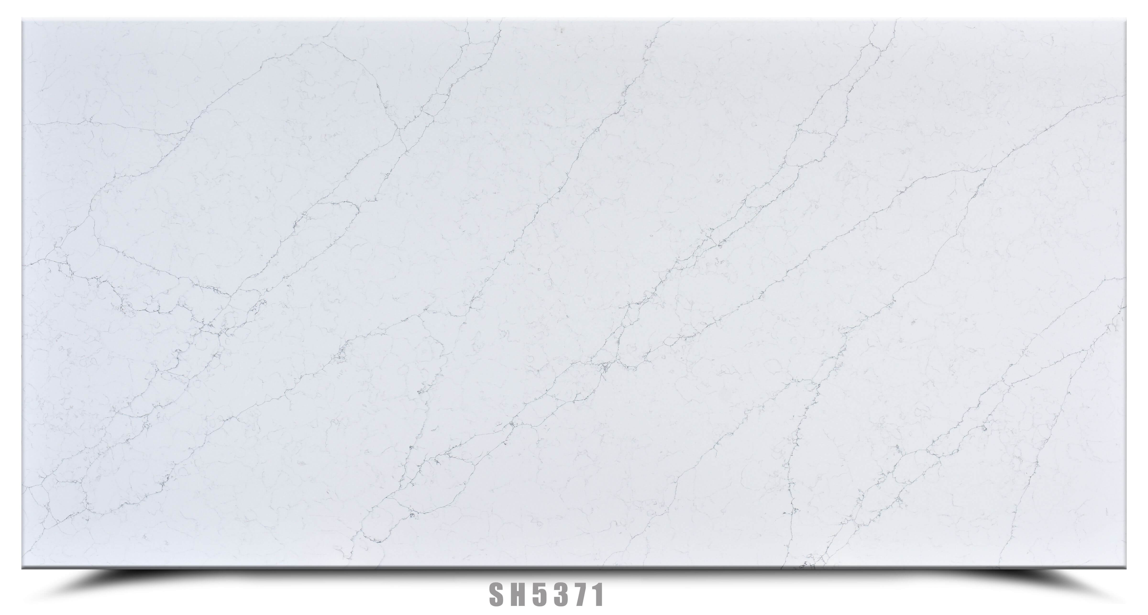 Non Silica Snow White Artificial Engineered Stone