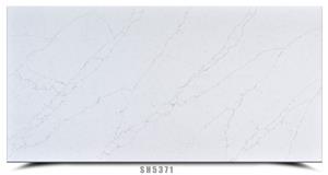 Non Silica Snow White Artificial Engineered Stone