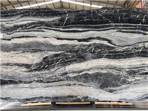 Strom Ocean Black Marble Slab
