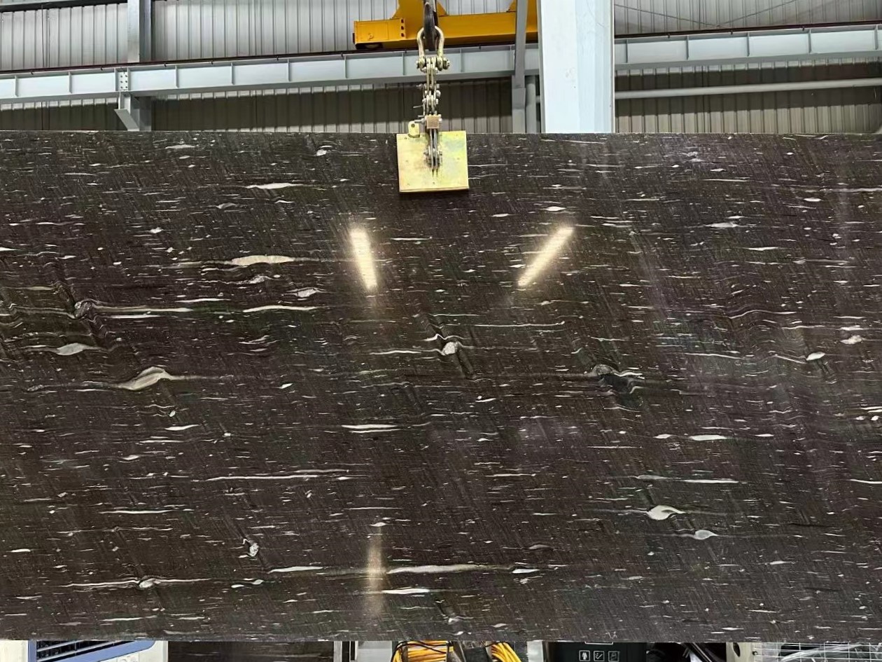 Cygnus Black Granite Slab