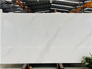 Calacatta Bianco Nano Crystallized Glass Stone Slabs