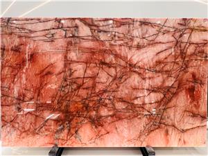 Cosmopolitan Red Quartzite Slab