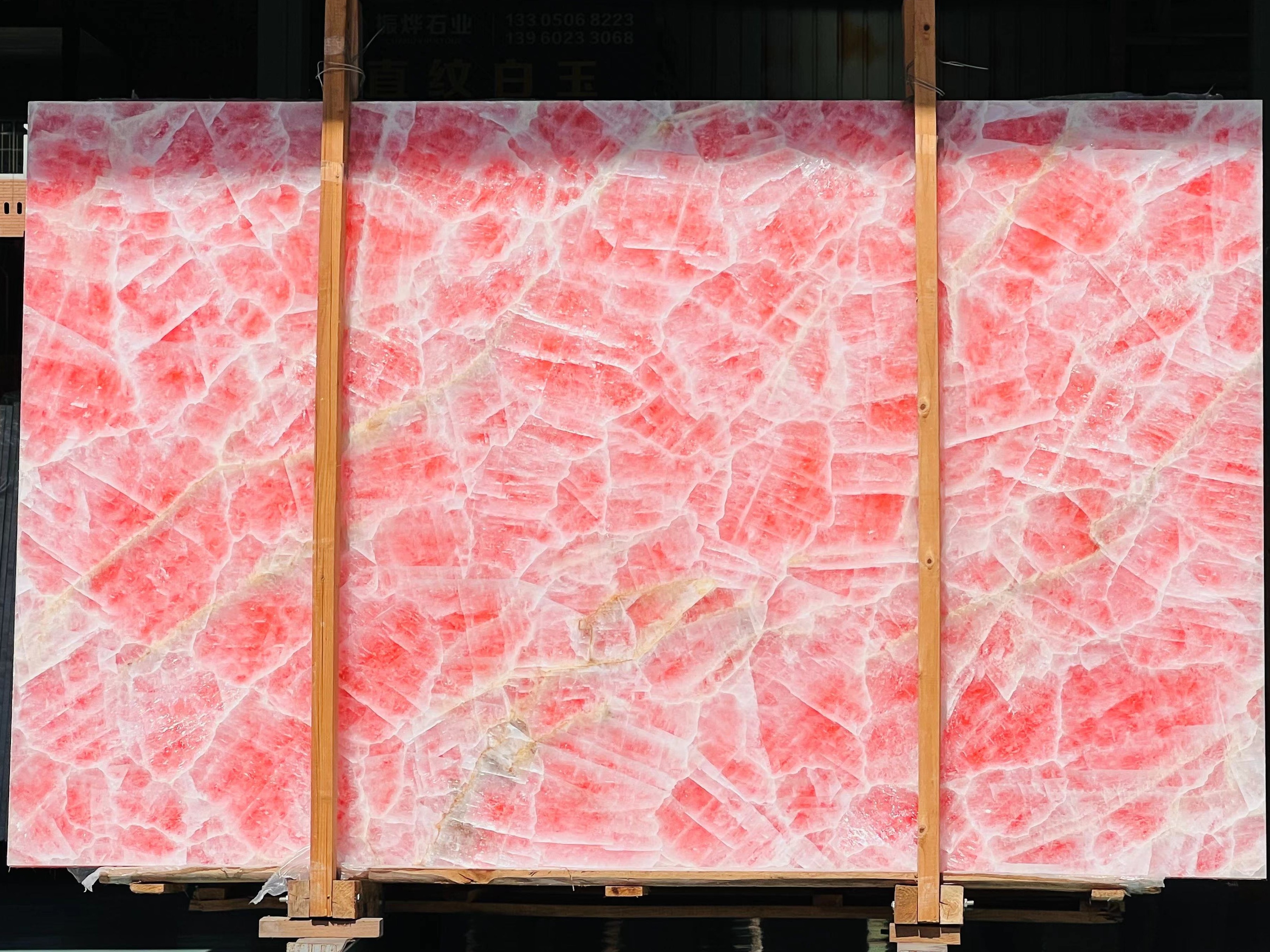 Supply Royal Ice Pink Onyx Slabs Wholesale Factory - Xiamen VQ Stone Co ...