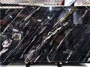 Cosmos Black Granite Slab