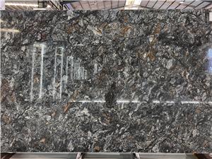 Platinum Black Granite Slab