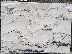 Bianco Camouflage Marble Slab