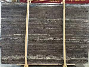Black Travertine Slab