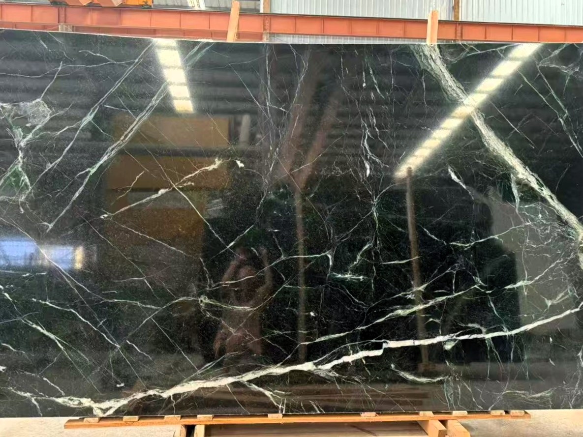 Naoussa Green Marble Slab