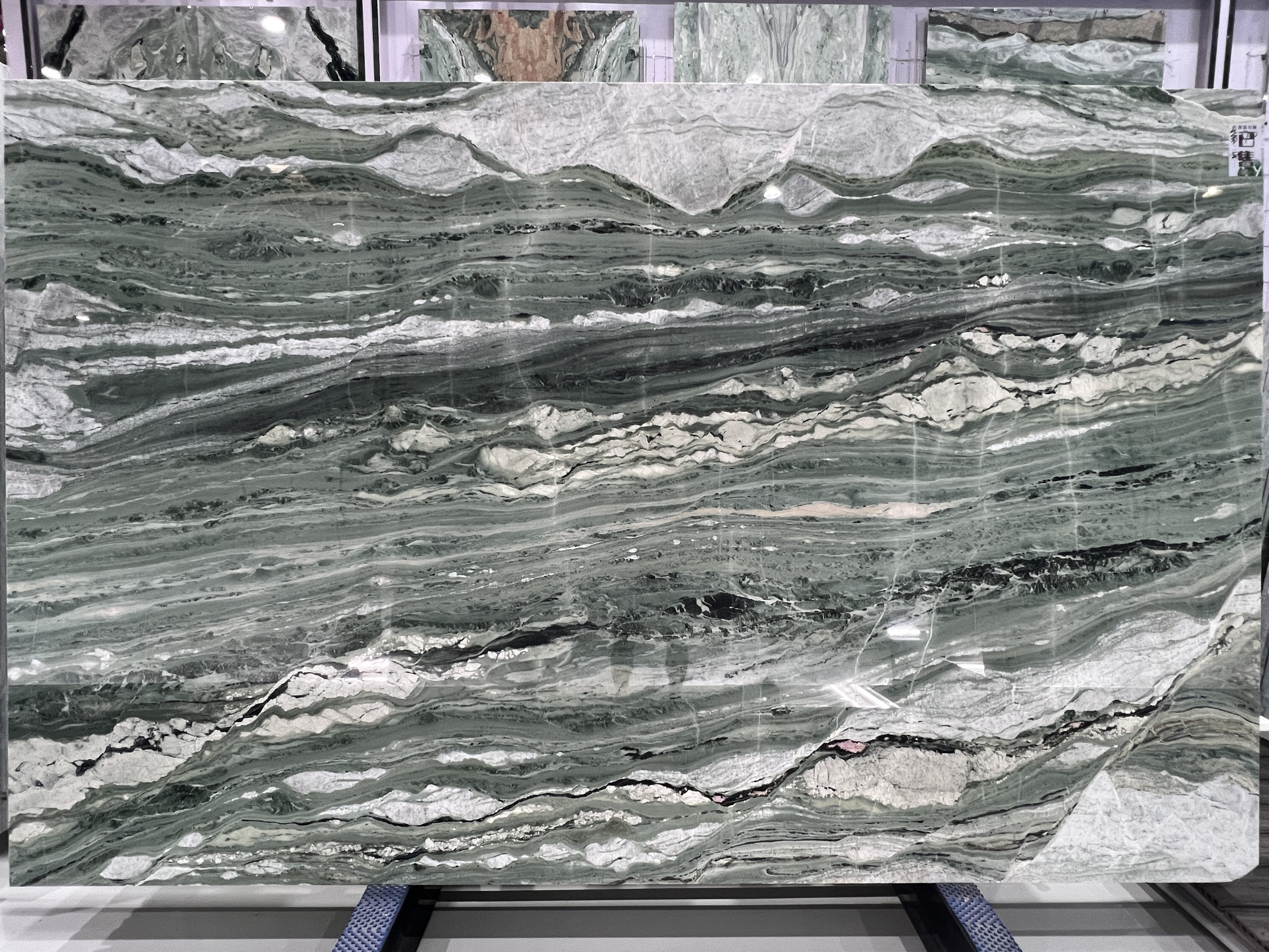 Victoria Verde Green Marble Slab