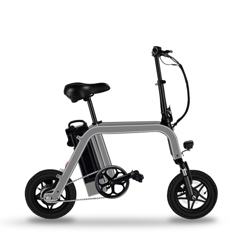 Hole Sale 12 Inch Motor 2 Wheel Electric Kick Scooter Rear Drive Portable Folding Electric Bike With Pedal Assist