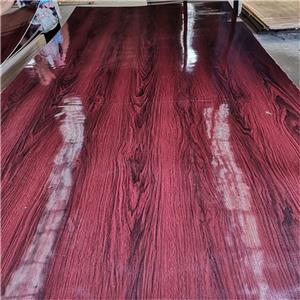 Red Fancy polyester plywood