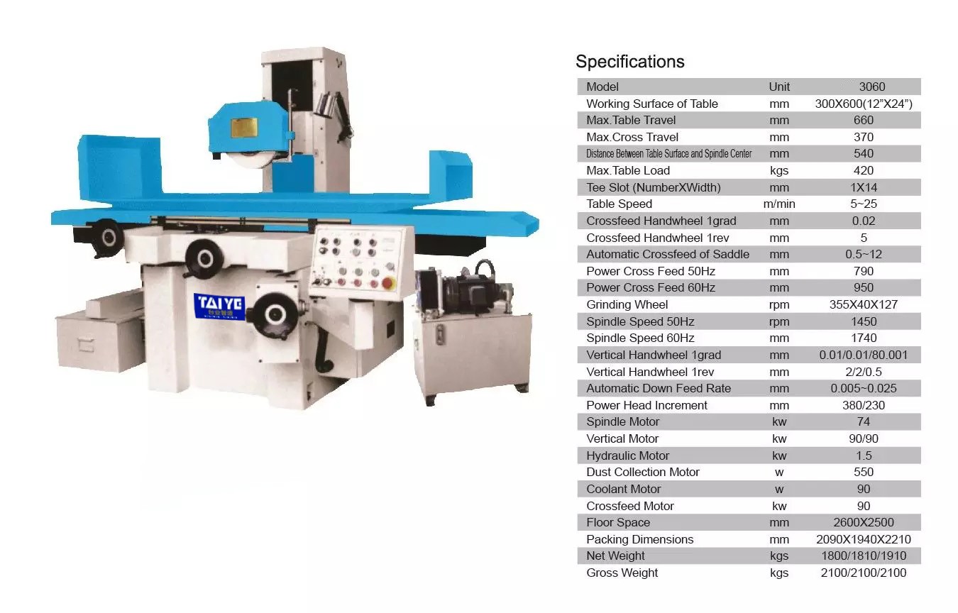 3060 Surface Grinder For Mold Processing