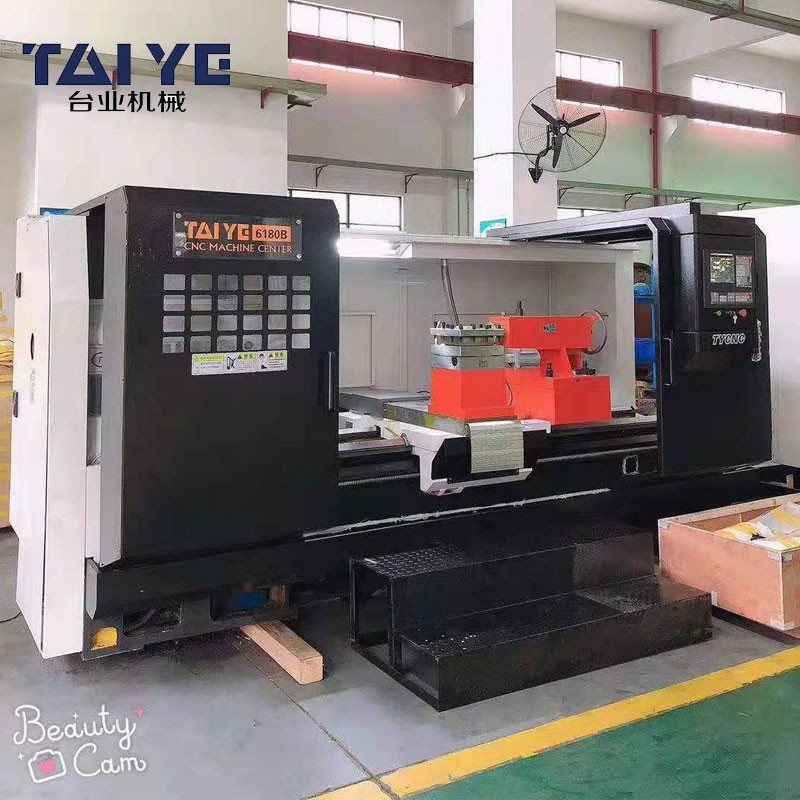 6180 Metal Machining Horizontal CNC Lathe Machine for extrusion dies